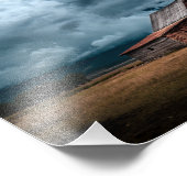 Landenkool op het platteland tijdens het Storm Foto Afdruk (Hoek)