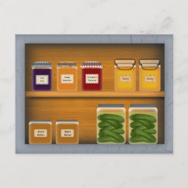 Landenkopkaart Briefkaart