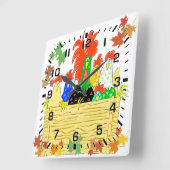 Landenkuikkplankklok Vierkante Klok (Hoek)