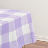 Landenlavender Gingham Patroon voor Pasen en Lente Tafelkleed (Voorbeeld)