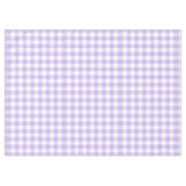 Landenlavender Gingham Patroon voor Pasen en Lente Tafelkleed (Voorkant (Horizontaal))