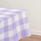 Landenlavender Gingham Patroon voor Pasen en Lente Tafelkleed (Voorbeeld)
