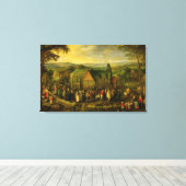 Landenleven met een bruiloft canvas afdruk (Insitu (Houten vloer))