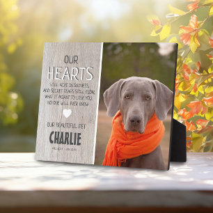 Landenlicht Robuust hout   Pet Photo Memorial Fotoplaat