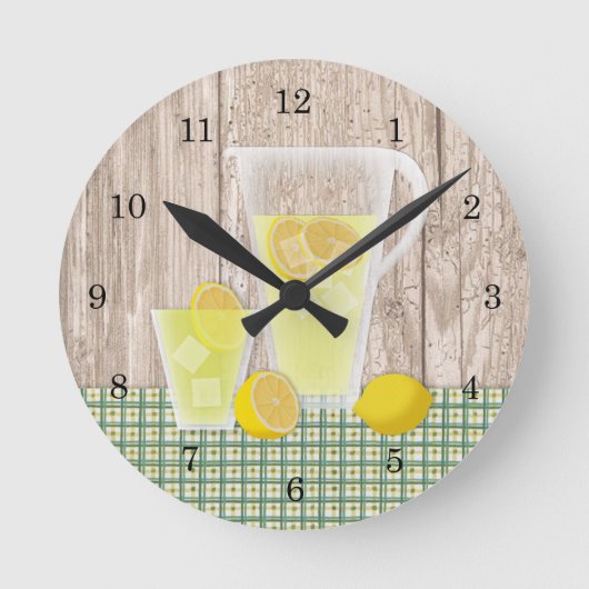 Landenlimonade wandklok (Voorkant)
