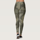 Landenmeisje Vist camouflage-patroon Leggings (Achterkant)