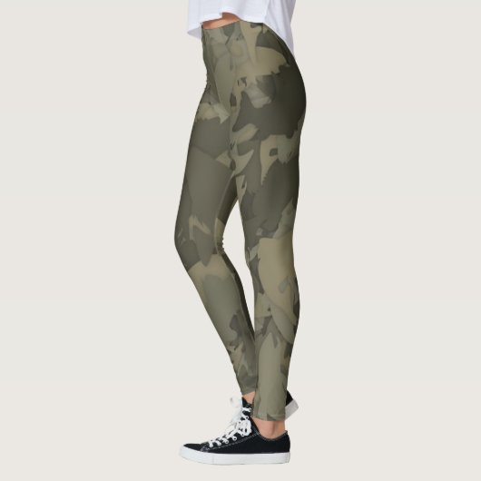 Landenmeisje Vist camouflage-patroon Leggings (Links)