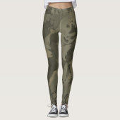 Landenmeisje Vist camouflage-patroon Leggings (Voorkant)