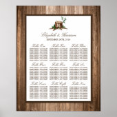 Landenmonogram - Bouw en houtwedstrijkgrafiek Poster (Voorkant)