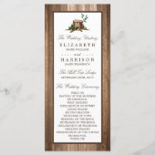 Landenmonogram - Bouw- en weduwenprogramma Programmakaart (Voorkant)