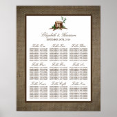 LandenMonogram Bronkelende Zitkaart Poster (Voorkant)