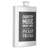 Landenmuziek, cowboy Boots & Pickup Trucks Heupfles (Rechts)