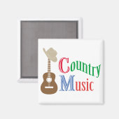 Landenmuziek Magneet (Voorkant / Achterkant)