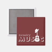 Landenmuziek Magneet (Voorkant / Achterkant)