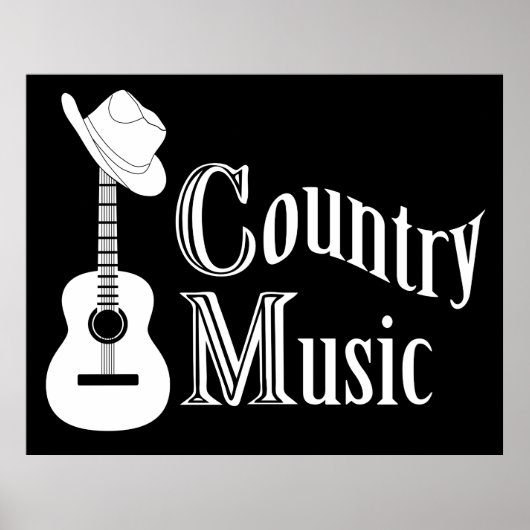 Landenmuziek Poster (Voorkant)