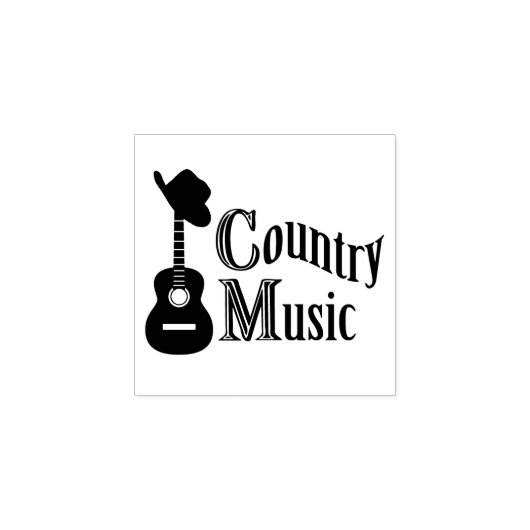 Landenmuziek Rubberstempel (Afrduk)