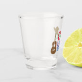 Landenmuziek Shot Glas (Links)