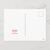 Landennachtlandschap; jager- of oogstmaan feestdagenkaart (Achterkant)