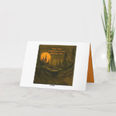 Landennachtlandschap, jager- of oogstmaan kaart (Achterkant)