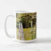 Landenomheining en bloemen Mok Cup (Links)