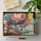  landenpaar illustratie tissuepapier (Geschenk)