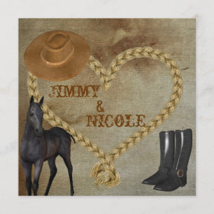 LANDENPARTIJWEDDINVITATIE KAART