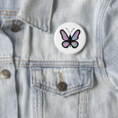 Landenpatchwork Butterfly Ronde Button 5,7 Cm (In situ)