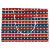 Landenpatriottische sterren stremmen Grote Gift Ba Groot Cadeauzakje (Achterkant)