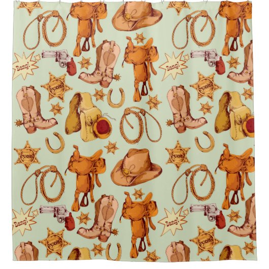 Landenpatroon Douchegordijn (Voorkant)