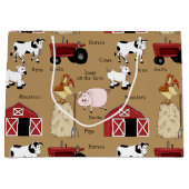 Landenpatroon grote cadeautas met Boerderij (Voorkant)