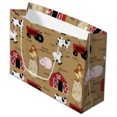 Landenpatroon grote cadeautas met Boerderij (Voorkant Gekanteld)