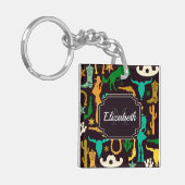 Landenpatroon Sleutelhanger (Voorkant Links)