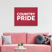 Landenprijs Canvas Afdruk (Insitu (Woonkamer))
