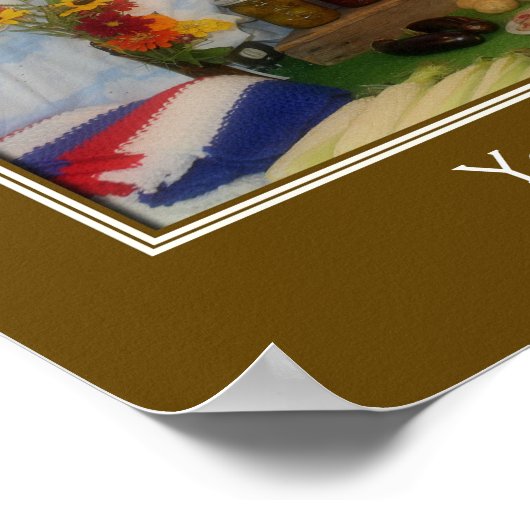 Landenprijs Fair Preservates gepersonaliseerd Poster (Hoek)