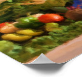 Landenprijs Fair Vegetable Pastel Painting Poster (Hoek)
