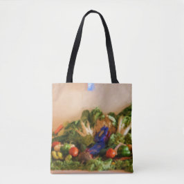 Landenprijs Fair Vegetable Pastel Painting Tote Bag
