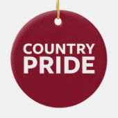 Landenprijs Keramisch Ornament (Achterkant)