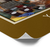 Landenprijs voor eerlijke productie gepersonalisee poster (Hoek)