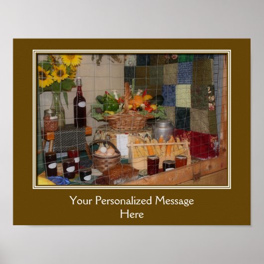 Landenprijs voor eerlijke productie gepersonalisee poster (Voorkant)