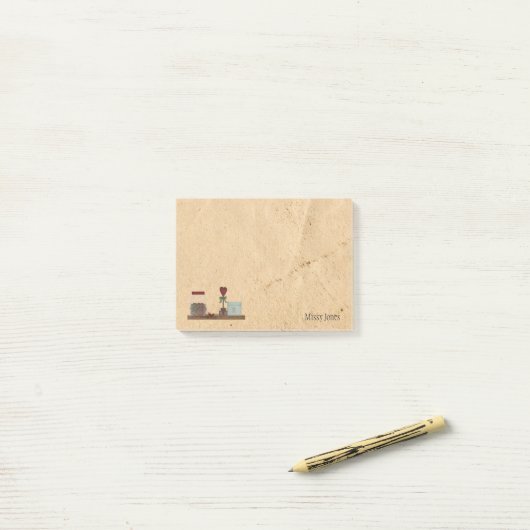 Landenprimitieven Aangepaste naam Post-it Opmerkin Post-it® Notes (Op bureau)