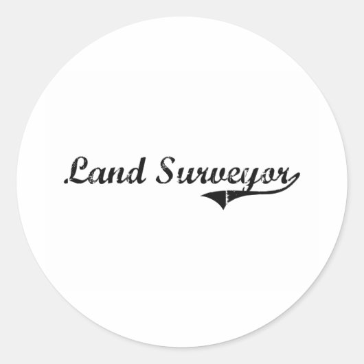 Landenquête — Professionele baan Ronde Sticker (Voorkant)
