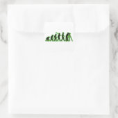 Landenquête Vierkante Sticker (Tas)