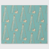 Landenquête —  werktuigen voor het meten van de we cadeaupapier (Vlak)