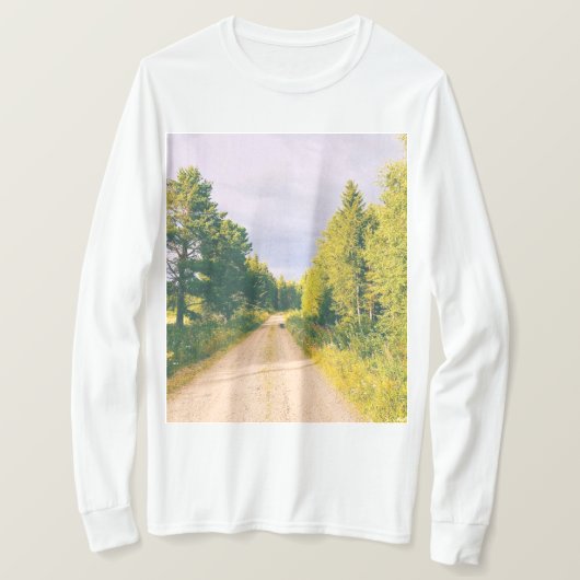 Landenroutes voor Halsingland T-shirt (Design voorkant)