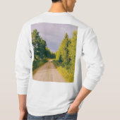 Landenroutes voor Halsingland T-shirt (Achterkant)