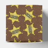 Landensheriffs badge-gunstdoos bedankdoosjes (Bovenkant)