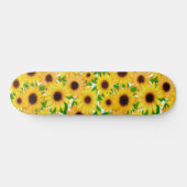 Landenskateboard zonnebloemen skateboard (Horizontaal)