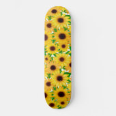Landenskateboard zonnebloemen skateboard (Voorkant)