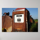 Landenstation voor weggas poster (Voorkant)