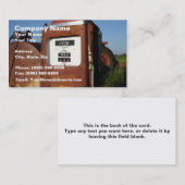 Landenstation voor weggas visitekaartje (Voorkant / Achterkant)